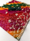 Tew Georgette Bandhej Print Sarees Wholesale Clothing Suppliers In India
